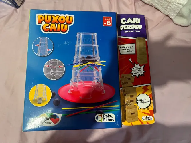 2 jogo, puxou caiu e caiu perdeu