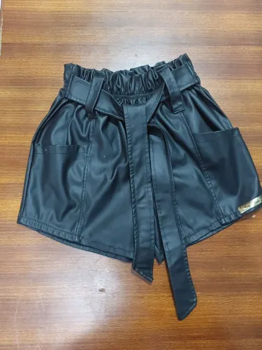 Short Preto Infantil - 3 Anos