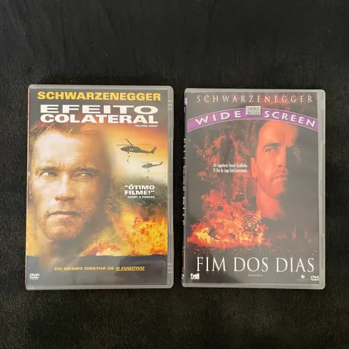 Lote DVDs Arnold Schwarzenegger (valor unitário)