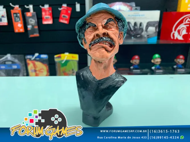 Busto em Perfeição de Resina do SR. Madruga