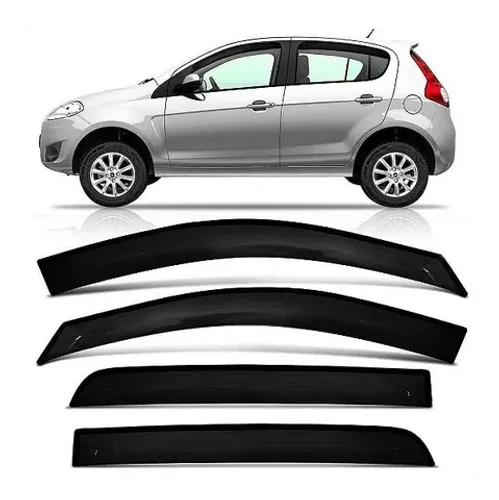 Calha de Chuva Fiat Palio 2012 - Modelo Novo - Ecotap