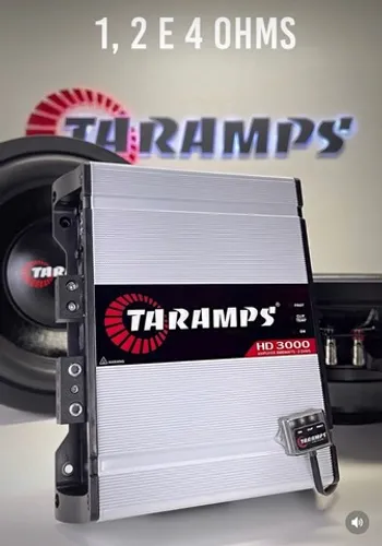 Taramps HD3000 1 2 e 4 ohms Novo 1 ano de garantia 