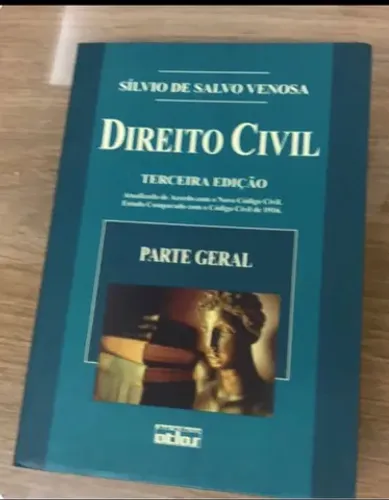 livro direito civil i parte geral terceira edição silvio de salvo venosa USADO