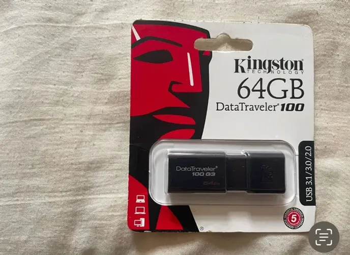 Pen drive usb 3.0 kingston dt100g3-64gb datatraveler 100 64gb generation 3 Original