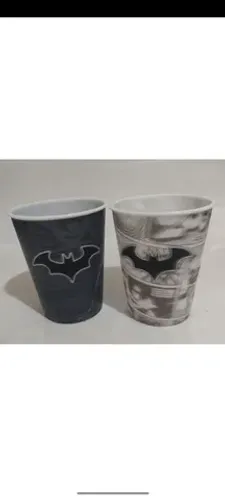 Kit copos colecionáveis Batman 3D