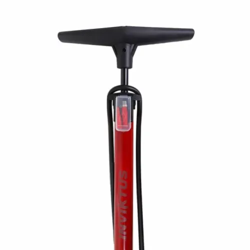 Bomba Pé Bicicleta Inviktus Com Manômetro Schrader Presta 160psi 10627