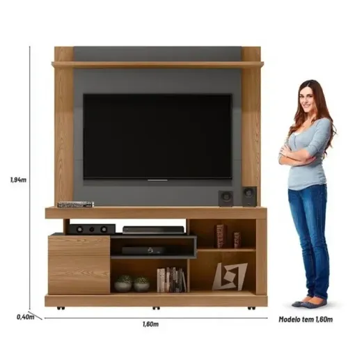 Rack com painel