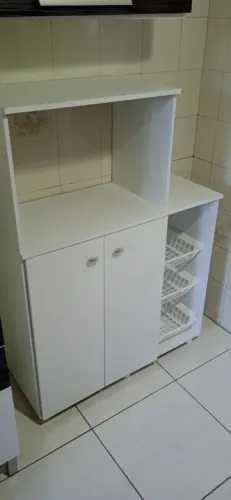 Promoção Balcao para Microondas + Fruteira Branco - JAO9