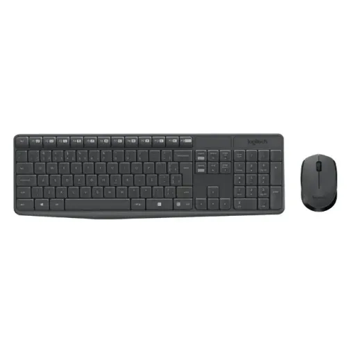 Kit Teclado e Mouse Sem Fio Logitech MK235 2.4GHZ 10M - WZetta