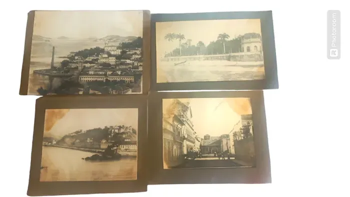 Quatro fotos do Rio antigo 29x17 cm1970.