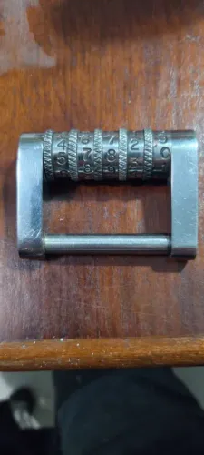 Cadeado inox segredo 5 números