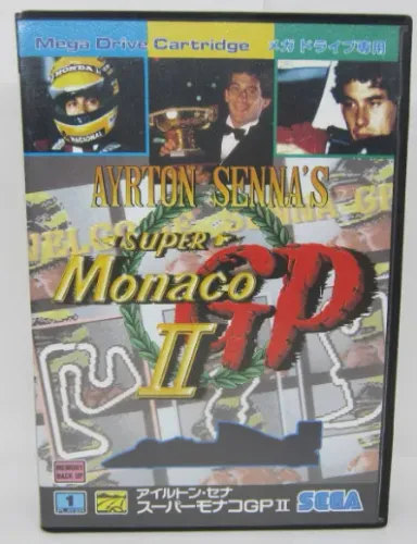 Ayrton Senna´s Super Monaco GP 2 - Mega Drive - Original Japonês - CIB