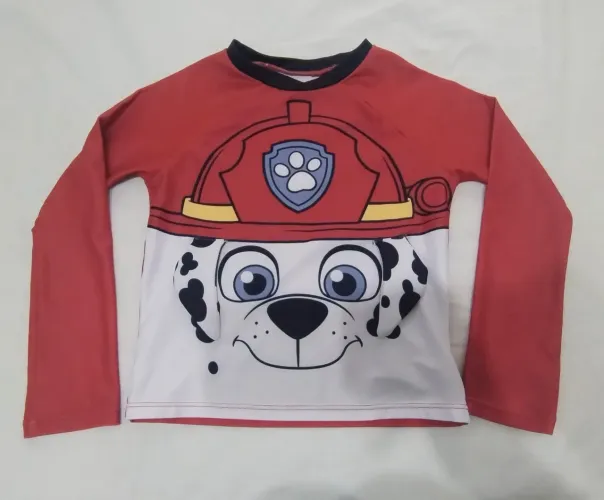 Camiseta Infantil de praia patrulha canina