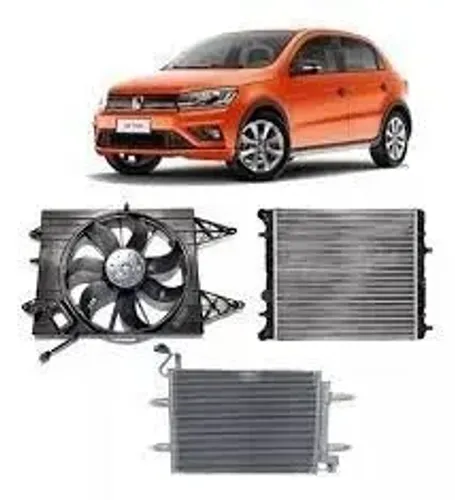 Kit radiador para Gol, G5, G6, G7, G8  com ar-condicionado 