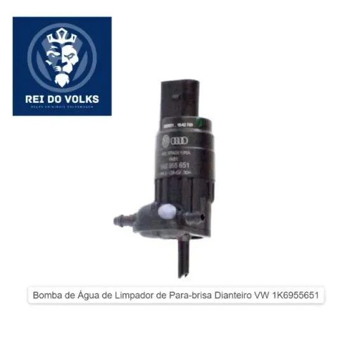 Bomba de Água de Limpador de Para-brisa Dianteiro VW 1K6955651