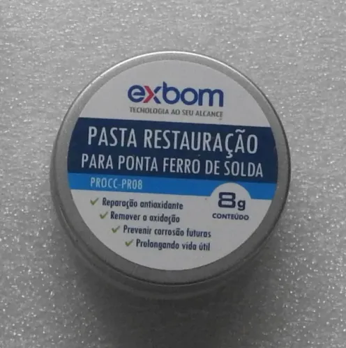 Pasta de Restauração para Ponta Ferro de Solda 8g Exbom
