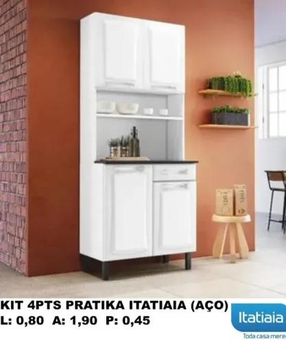 Cozinha em Aço Pratika Itatiaia 1,90 cm 