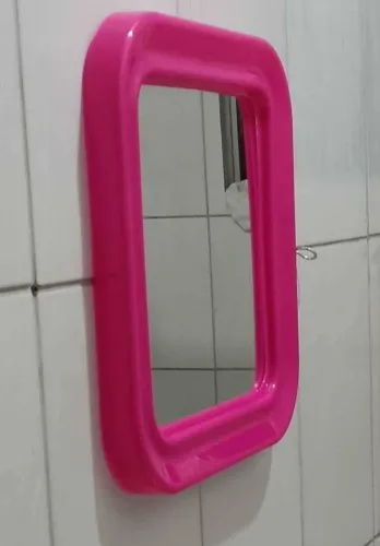 Espelho de Parede Rosa