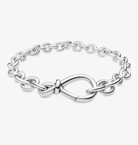 Bracelete pandora original- Fecho Inifnito Assimetrico