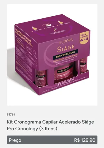 Máscara siage pro cronológic