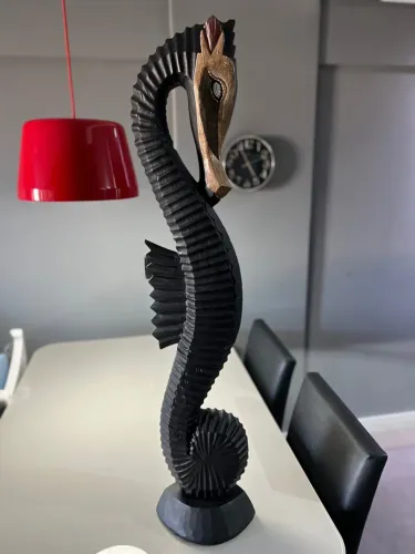 Escultura / Totem / Estatua Cavalo Marinho