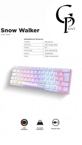 TECLADO GAMER - CLANM PROMOÇÃO!