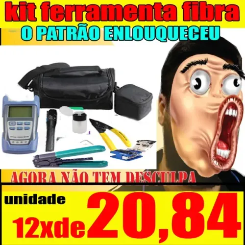 Kit Ferramenta Fibra Óptica