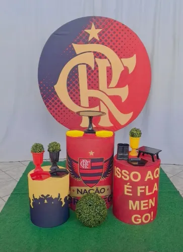Decoração tema Flamengo 