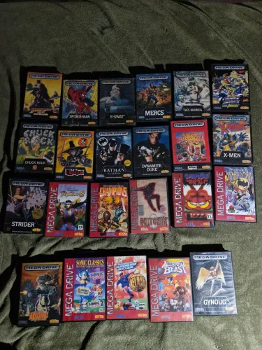 JOGOS ORIGINAIS COM CAIXA MEGA DRIVE
