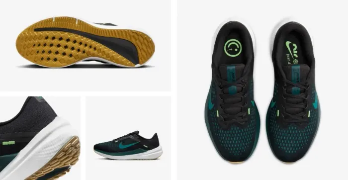 Tênis Nike Winflo 10 Masculino Preto/Verde - N° 41 - Novo - Excelente Oportunidade