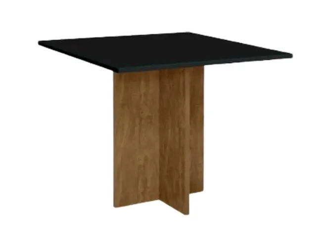 Mesa de Jantar Los Angeles 0.90×0.90 - Cinamomo/Preto l65