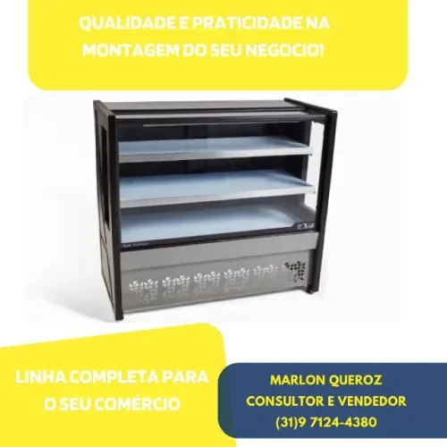 Balcão Refrigerado 1,25M2 Placas Frias Novo