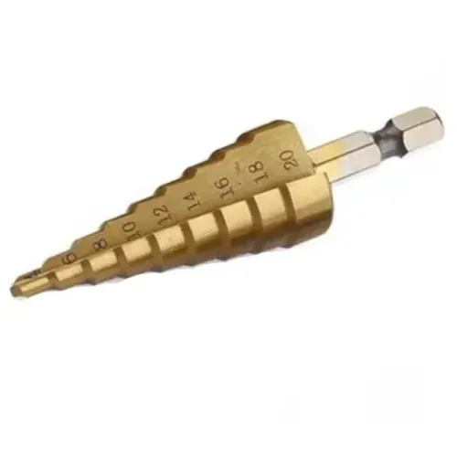 BROCA ESCALONADA CONE DE 4 A 20 MM ACO RAPIDO
