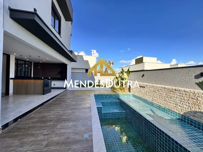 Casa em condomínio de alto padrão à venda com 3 suítes, 260 m² no bairro Reserva Jequitibá