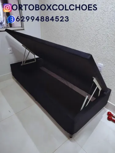 Cama Box Baú Solteirão com um ano de garantia