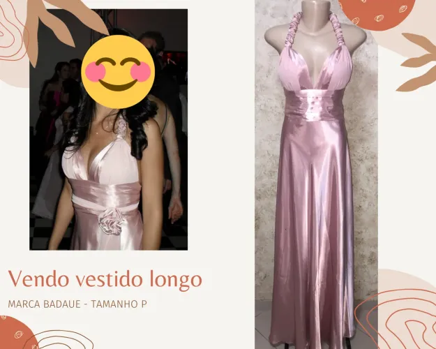 Vestido festa longo