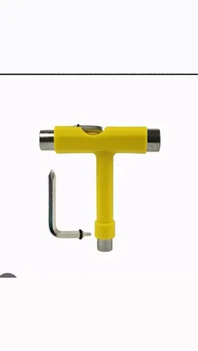 Chave de Skate T-Tool Amarela