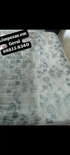 Limpeza de colchões