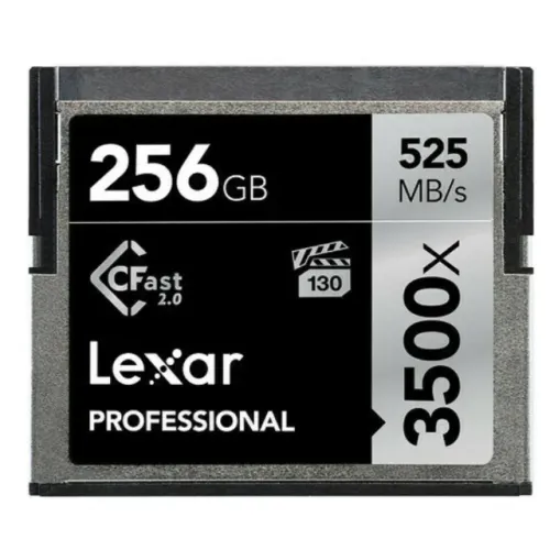 Kit (2 unid) Cartões de memória Lexar 128 GB Professional 3500x CFast 2.0 - Usado