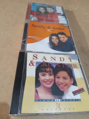 3 cds Sandy e Junior 