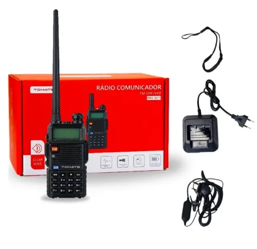 Rádio Comunicador Tomate FM UHF/VHF - Modelo MRA-001T