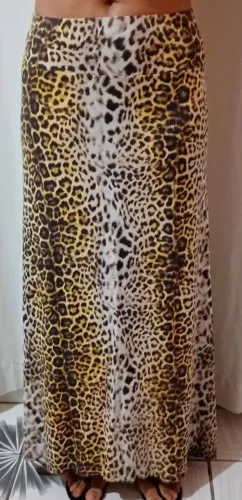 Saia Longa Animal Print