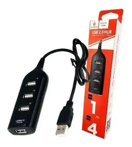 Hub USB 4 Portas HI-Speed LEY11/Speed - WZetta