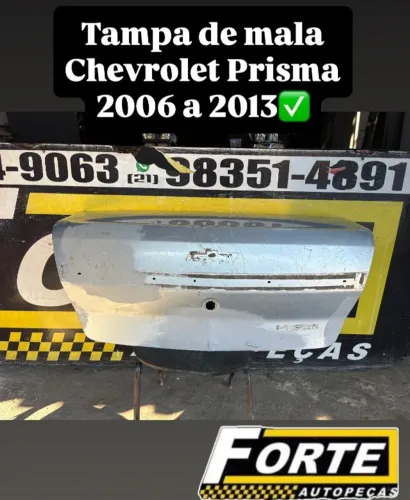 tampa de mala chevrolet prisma 2006 a 2013