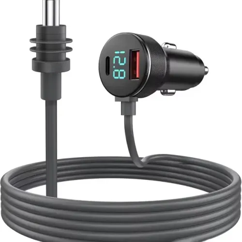 Cabo Starlink Acendedor, com voltimetro e USB 2 metros
