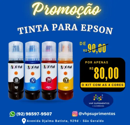 Kit De Tinta Para Impressora 544/504 ( Entrega Grátis )