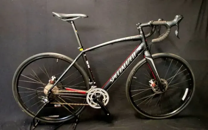 Bicicleta Nova de Teste Specialized Secteur Sport Disc C2 2013 Tam 56cm Preta/Carvão/Ve