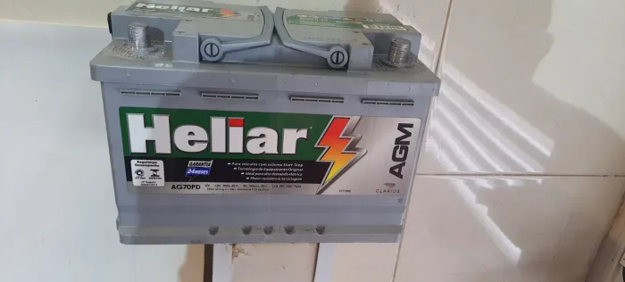 Baterias Automotivas 70 Amperes Heliar Agm 