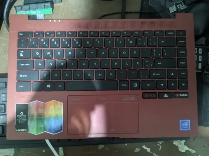 Carcaça Superio + Teclado Positivo Motion Q232b / Q464b