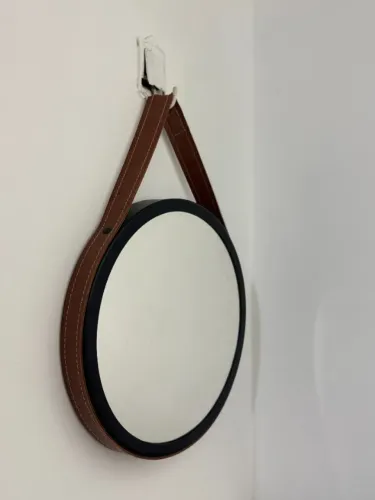 espelho decorativo de parede, diâmetro 40 cm